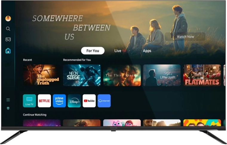 Sencor 55" 4K UHD-smart-tv met Tizen OS
