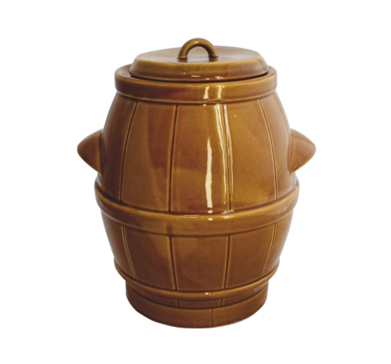 Keramische fermentatiepot 5 l in honingkleur