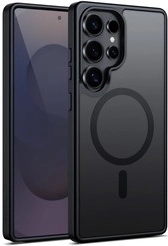 Hybrid Matte Magnetic MagSafe Case for Samsung Galaxy S25 Ultra – Black