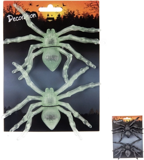 Dekorativer Polypropylen-Spinne 13 × 12 cm, 2 Stk.