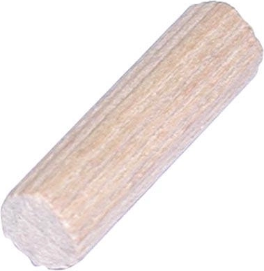 Chevilles en bois striées 10 × 40 mm, 50 pcs, FSC