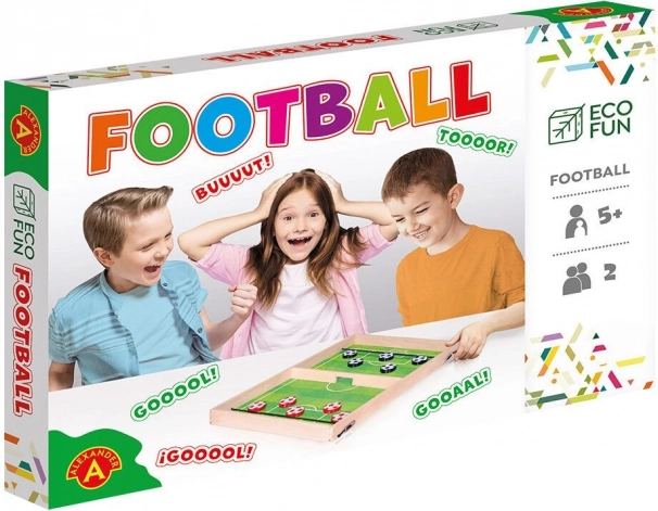 Jeu de football de table ALEXANDER Eco Fun en bois pour 2 joueurs