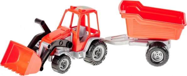 Tracteur avec chargeur et remorque - modèle 138