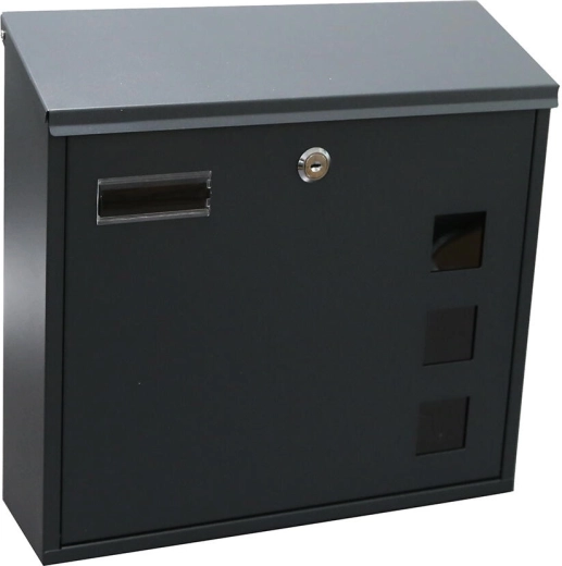 Anthracite mailbox 350 × 330 × 110 mm