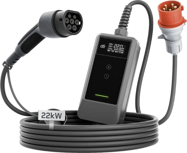 Draagbare oplader voor elektrische voertuigen DEPOW Traveler Set 22 kW