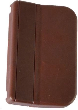 Kunststof handgreep voor balkondeuren – bruin