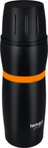 Lamart Cup Thermos Flask 480 ml Black/Orange