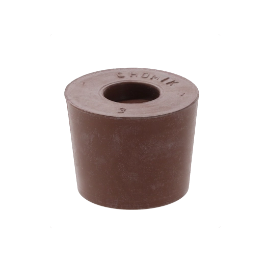 Rubber stopper with 9 mm hole for demijohns 10–25 l