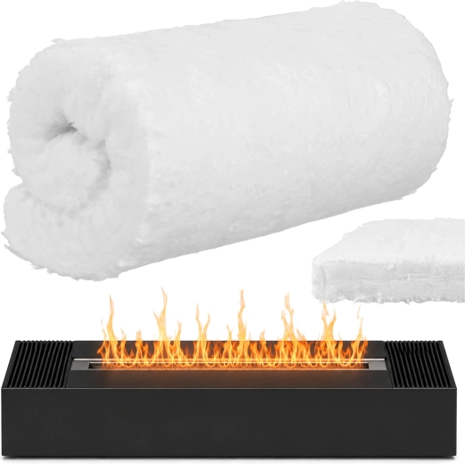 Kaminer Keramikmatte (Einlage) für den Bioethanol-Kamin 20 × 30 × 3 cm – 1 Stück