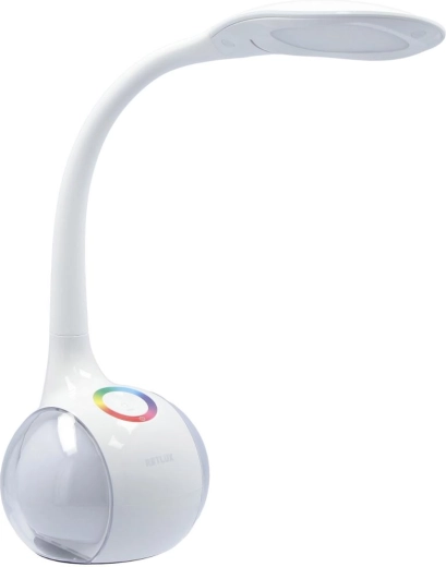 Lampe LED de bureau RETLUX avec rétroéclairage RGB