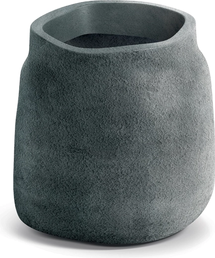 Pot de fleurs en plastique 38 cm graphite Boge