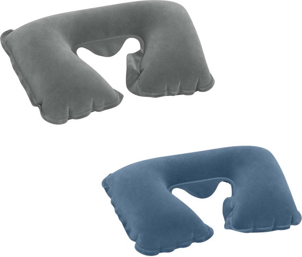 BESTWAY inflatable travel horseshoe-shaped pillow, gray