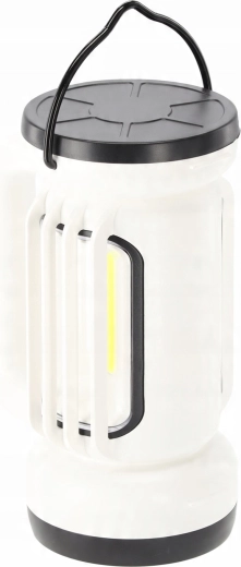 Rechargeable LED camping lamp with side light and smooth dimming