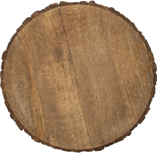 Wooden cutting boards and serving tray made of mango wood 39 cm