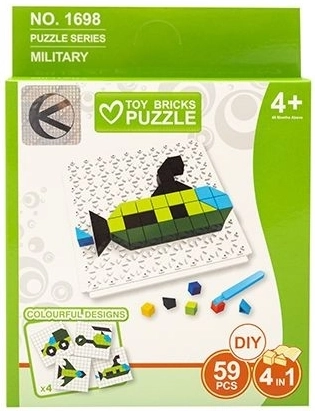 Puzzle-Bausatz mit 59 Teilen – 1 Stück