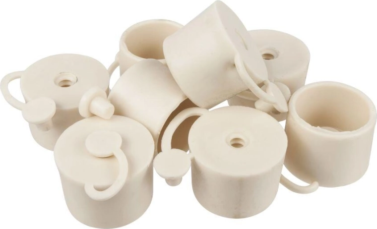 Bouchon de fermentation avec capuchon, 43 × 40 mm, blanc