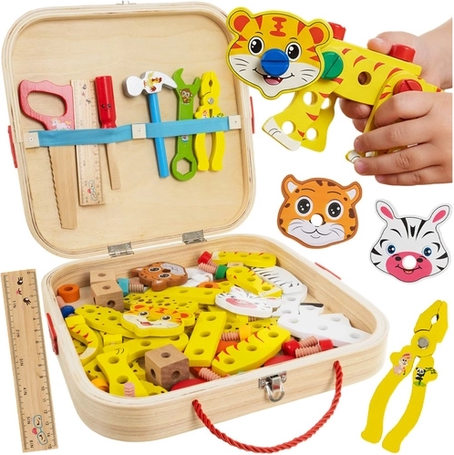 Caisse en bois avec outils Kruzzel