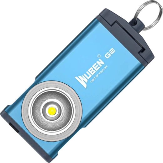 Wuben G2 Blue mini LED-sleutelhangerlamp 500 lm blauw