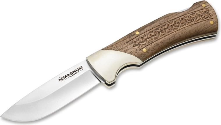 Magnum Woodcraft pocket knife 8.8 cm, wooden handle