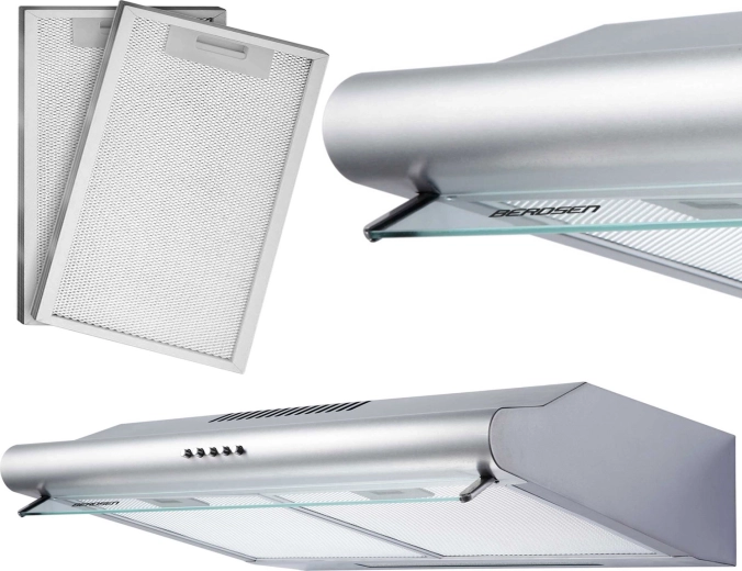 Under-cabinet cooker hood 60 cm Berdsen BE-10A Inox