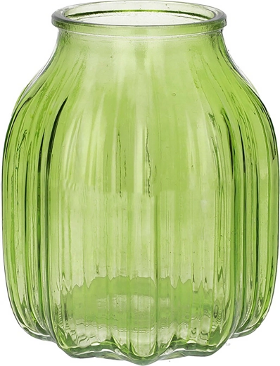 Suko Vase, transparent green, 16 cm