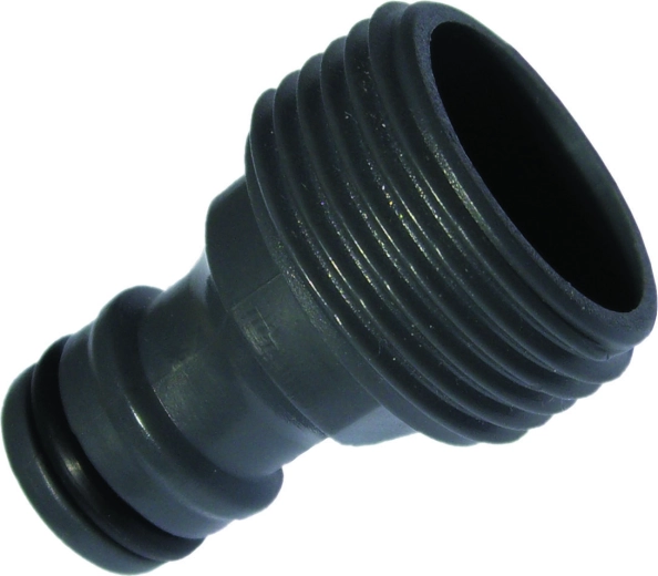 Union with 3/4 external thread for garden hoses