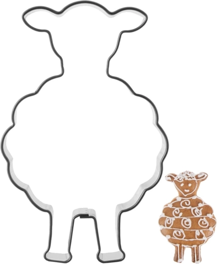 Emporte-pièce en inox mouton 7 cm