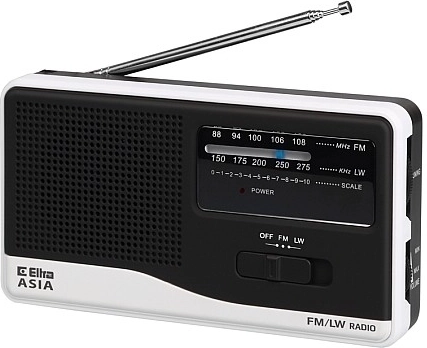 Portable Radio ASIA white