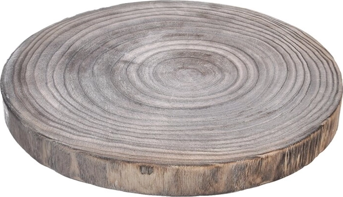 Houten onderzetter bruin 30 × 30 × 3 cm