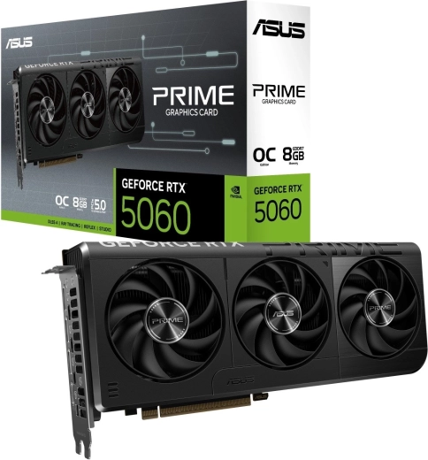 ASUS PRIME GeForce RTX 5060 OC 8GB Graphics Card