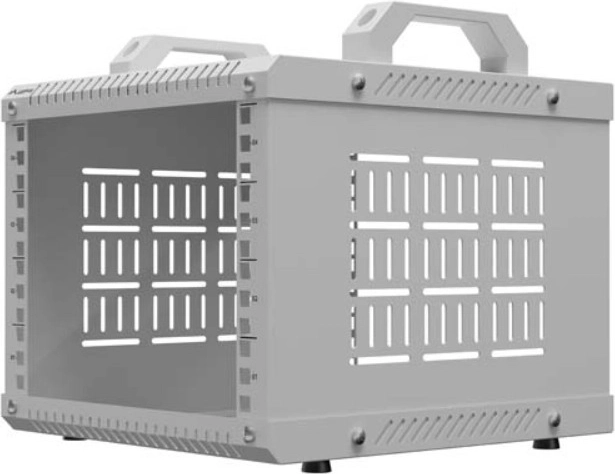 Rack ouvert Lanberg 10" 4U 280 × 300 mm gris