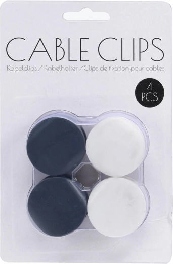 Organiseur de câbles – supports autocollants (4 pièces)