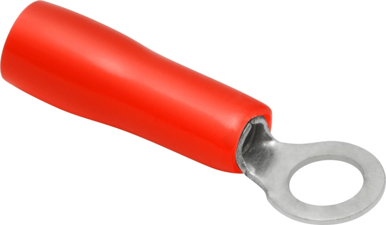Cosse de câble isolée 4/2 mm rouge