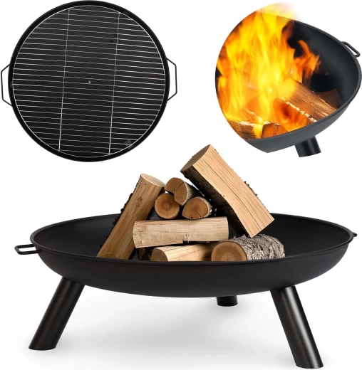 Gartenfeuerschale mit Grillrost 60 cm BERDSEN