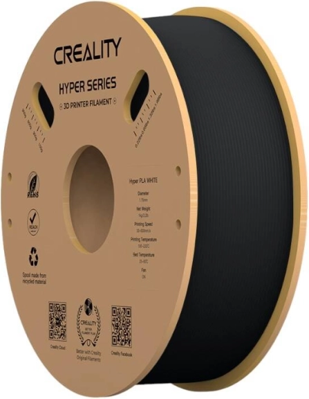 Filament Creality Hyper PLA, noir, 1,75 mm, 1 kg