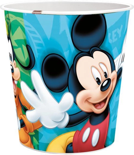 Poubelle MICKEY 5 l en plastique, diamètre 21 cm