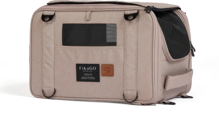 FikaGO draagtas voor honden en katten Truffle Plus Sandy Beige