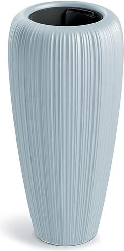 Pot de fleurs Orobo 29 cm gris clair