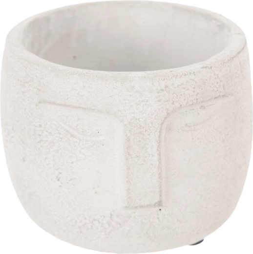 Ceramic Buddha Planter – White
