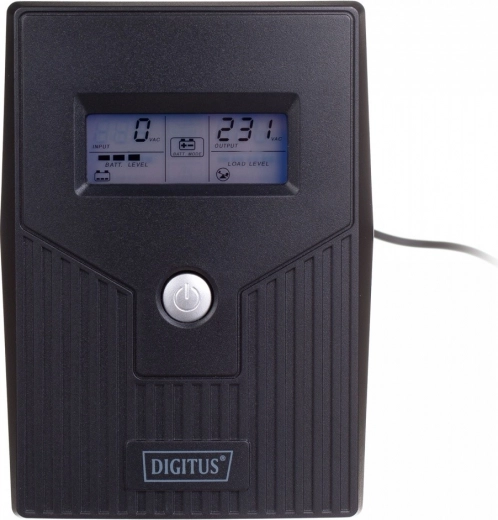 Backup Power Source UPS Line-Interactive LCD, 600VA/360W, Digitus