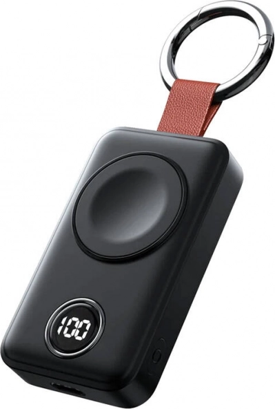 Draagbare draadloze oplader voor slimme horloges Joyroom 2000mAh zwart