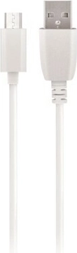 Maxlife micro USB charging cable 2 A, 1 m, white