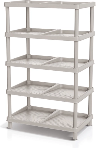 Étagère à chaussures TASSY RACK marron clair