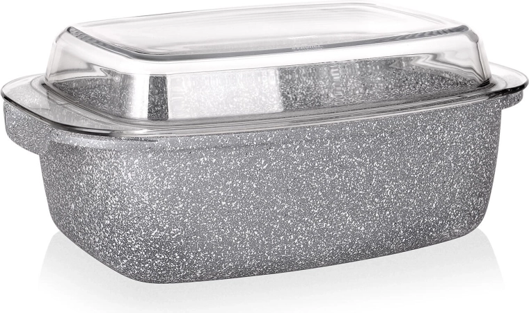 Braadpan met deksel GRANITE 5,7 l, 32,5 × 21 × 11 cm