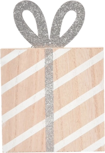 Houten beige cadeautje