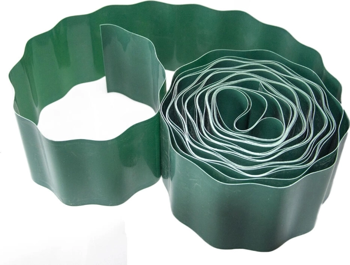 Bordure de pelouse 15 cm × 9 m verte