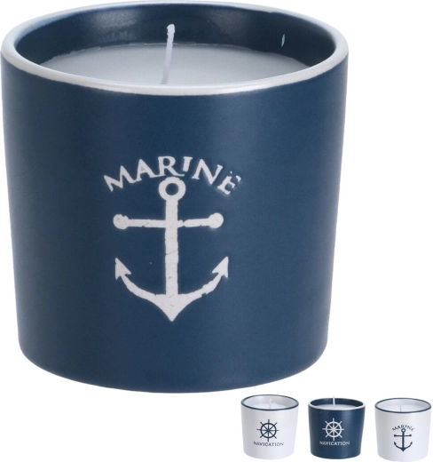 Large SEA ceramic container candle