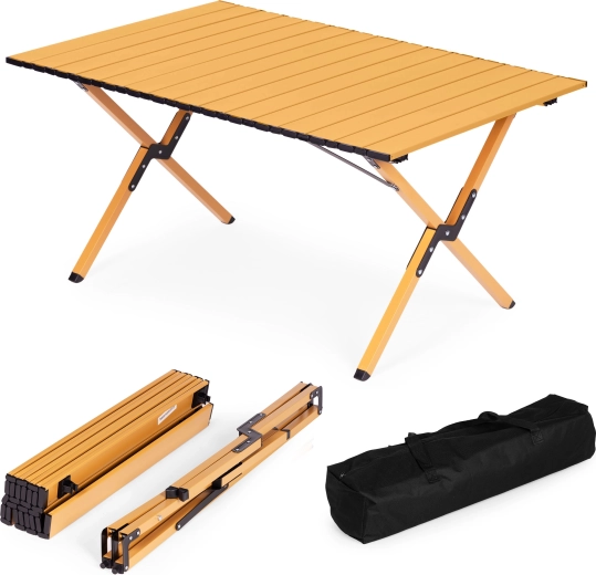 Opvouwbare kampeertafel 90 × 60 cm met draagtas MultiGarden