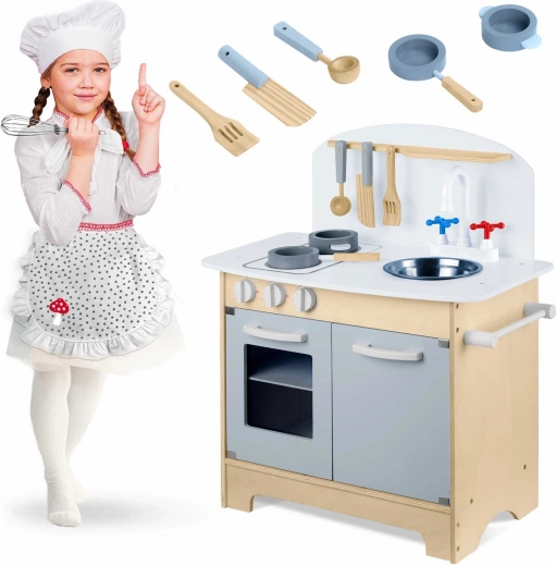 Houten interactieve kinderkeuken RICOKIDS