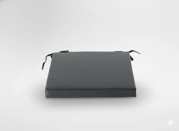 Chair cushion 40 × 40 × 5 cm, dark gray